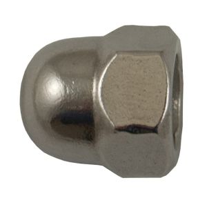Écrou borgne M10 DINC1587 (Inox) - Écrou borgne INOX de filetage métrique M10
