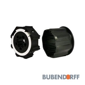 Moteur Bubendorff Radio Autonome - 5 Nm (221242) avec télécommande - Kit adaptation moteur SO/HY dans axe ø60 - 240084