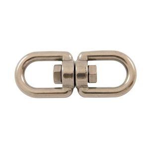 Émerillon Ø 10mm (Inox) - Émerillon INOX supportant jusqu'à 420 kg