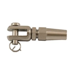 Embout à chape à sertissage manuel rapide Ø 4mm (Inox)