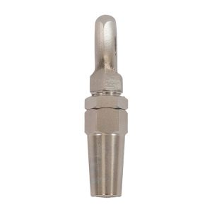 Embout à oeil à sertissage manuel rapide Ø 5mm (Inox) - Embout à oeil à sertissage INOX pour diamètre de câble 5 mm