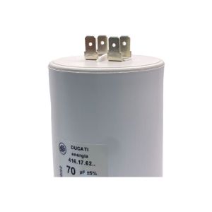 Condensateur permanent 70 µF à cosses pour moteur électrique ou pompe - Condensateur permanent 70 µF