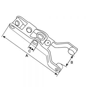 Fourchette compatible pour démarreur BOSCH 0001211228 - vue 2