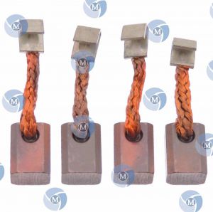 Balais de charbon compatible pour démarreur BOSCH 0001211503