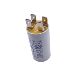 Condensateur permanent 1,5 µF à cosses pour moteur électrique ou pompe - Condensateur permanent 1.5 µF