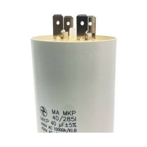 Condensateur permanent 40 µF à cosses pour moteur électrique ou pompe - Condensateur permanent 40 µF à cosses