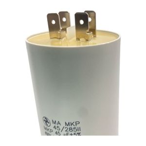 Condensateur permanent 45 µF à cosses pour moteur électrique ou pompe - Condensateur 45µF