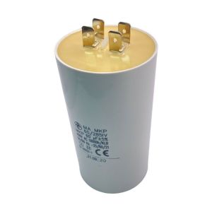 Condensateur permanent 60 µF à cosses pour moteur électrique ou pompe - Condensateur à cosses 60µF