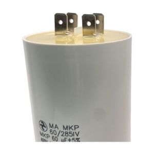 Condensateur permanent 60 µF à cosses pour moteur électrique ou pompe - Condensateur 60µF