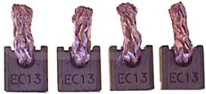 Balais de charbon compatible pour démarreur MAGNETON (PAL/SKODA) 9141430