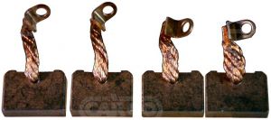 Balais de charbon compatible pour démarreur DENSO 2280007870