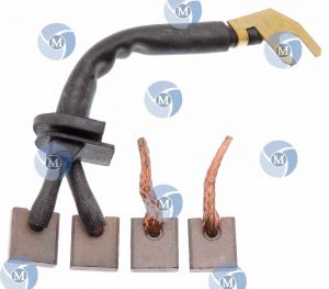 Balais de charbon compatible pour démarreur HITACHI S114829A