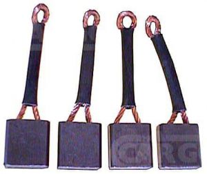 Balais de charbon compatible pour démarreur BUTEC MS1A25