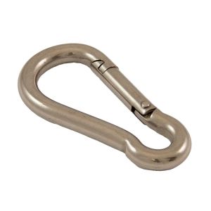 Mousqueton alpin Ø 8mm (Inox) - Mousqueton alpin INOX supportant une charge jusqu'à 225kg