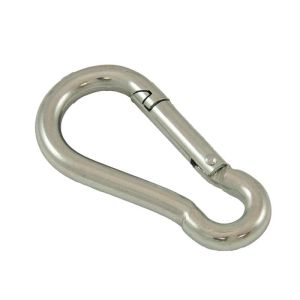 Mousqueton alpin DIN5299 forme C Ø 9mm (Acier)