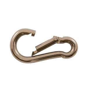 Mousqueton alpin DIN5299 forme C Ø 6mm (Acier) - Mousqueton alpin supportant une charge jusqu'à 90kg