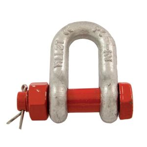 Manille droite boulonnée goupillée Ø 32mm (Haute Résistance)