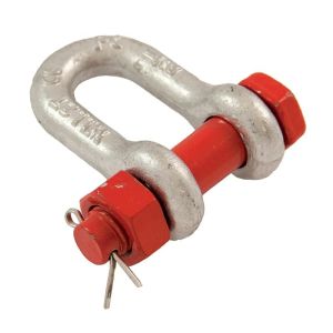 Manille droite boulonnée goupillée Ø 38mm (Haute Résistance) - Manille droite boulonnée goupillée supportant jusqu'à 13500