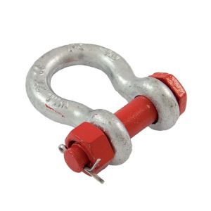 Manille lyre boulonnée goupillée Ø 50mm (Haute Résistance)