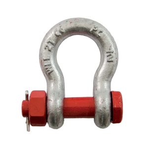 Manille lyre boulonnée goupillée Ø 42mm (Haute Résistance) - Manille lyre boulonnée goupillée supportant jusqu'à 17000 kg