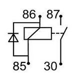 Mini relais 24V avec diode - Mini relais 24V avec diode 160947