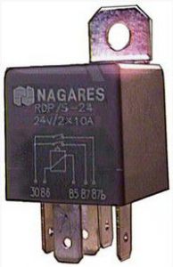 Mini relais 24V compatible pour DURITE - HCUK 072734 - Mini relais double contact 24V Nagares rdp524