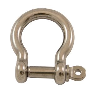 Manille lyre à piton à oeil Ø 4mm (Inox)