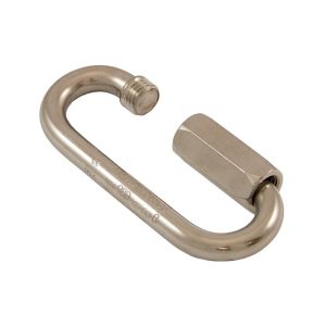 Maillon rapide à grande ouverture Ø 9mm (Inox) - Maillon rapide standard INOX supportant jusqu'à 1250kg