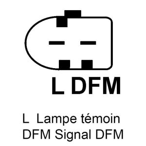 Alternateur compatible pour BMW 7788223 - Schéma