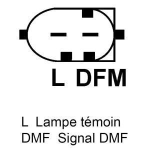 Alternateur compatible pour ELSTOCK 284616 - Connecteur