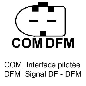 Alternateur compatible pour CASCO CAL15254 - Connecteur