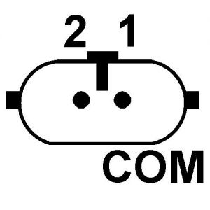 Alternateur compatible pour RENAULT 8200960536 - Connecteur PL124