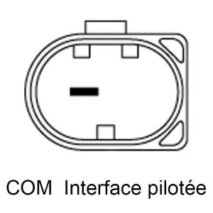 Alternateur compatible pour VOLKSWAGEN 4C903023KX - Connecteur