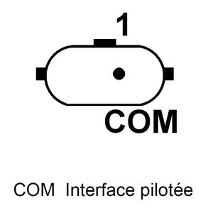 Alternateur compatible pour RENAULT 8200525891 - Connecteur
