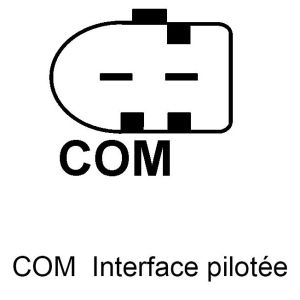 Alternateur compatible pour VOLVO 30659389 - Connecteur