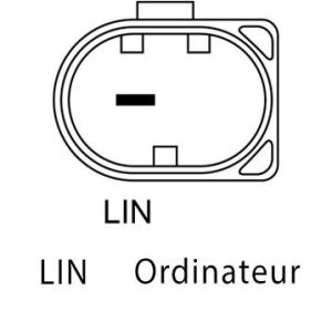 Alternateur compatible pour VALEO CG25S035 - Schéma