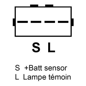Alternateur compatible pour NISSAN 231000L700 - Schema