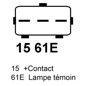 Alternateur compatible pour BMW 2247389 - Schéma