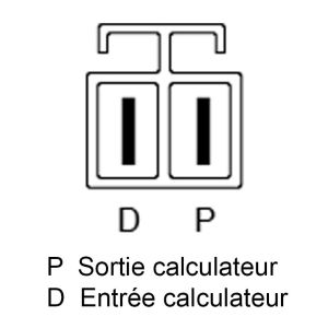 Alternateur compatible pour MAZDA B33M18300A