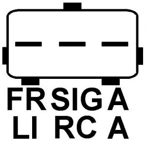 Régulateur compatible pour alternateur AUTOSTARTER POLAND ARE4031MM - Connecteur PL57
