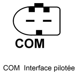 Alternateur compatible pour BMW 7523608 - Connecteur