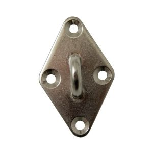 Pontet sur platine losange Ø 5mm (Inox) - Pontet sur platine d'une largeur de boucle de 11 mm