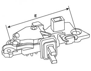 Régulateur Bosch pour alternateur BOSCH 9190067018 - vue 3
