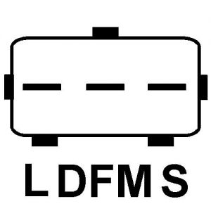 Régulateur compatible pour alternateur FORD 1073771 - Connecteur PL81