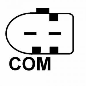 Régulateur compatible pour alternateur BOSCH 0121715102 - Connecteur régulateur PL137
