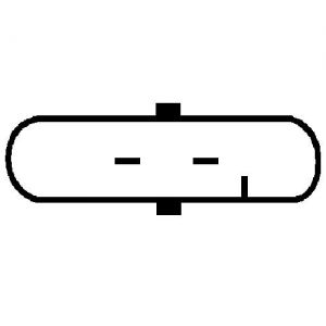 Régulateur compatible pour alternateur AUTOSTARTER POLAND ARE1041 - Connecteur régulateur