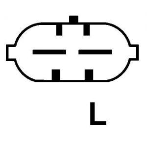Régulateur compatible pour alternateur DENSO 1012100961 - Connecteur régulateur PL162