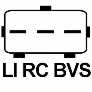 Régulateur compatible pour alternateur DENSO 1042104011 - Connecteur régulateur PL138