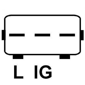 Régulateur compatible pour alternateur AUTOSTARTER POLAND ARE6113 - Connecteur régulateur PL58