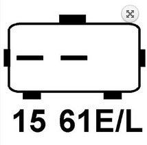 Régulateur compatible pour alternateur VALEO 2542812 - Connecteur PL 113